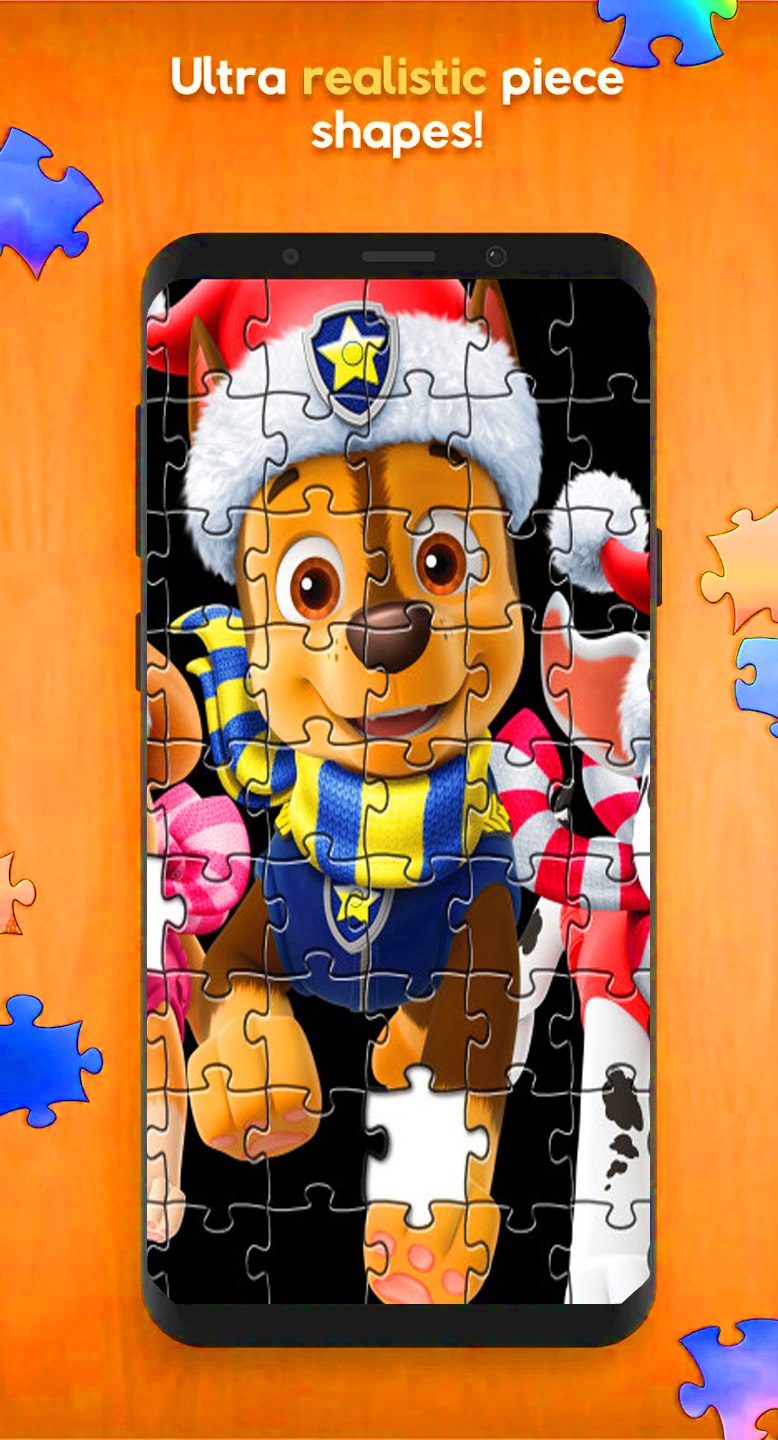 Jigsaw Puzzle Dog Patrol Game Screenshot
