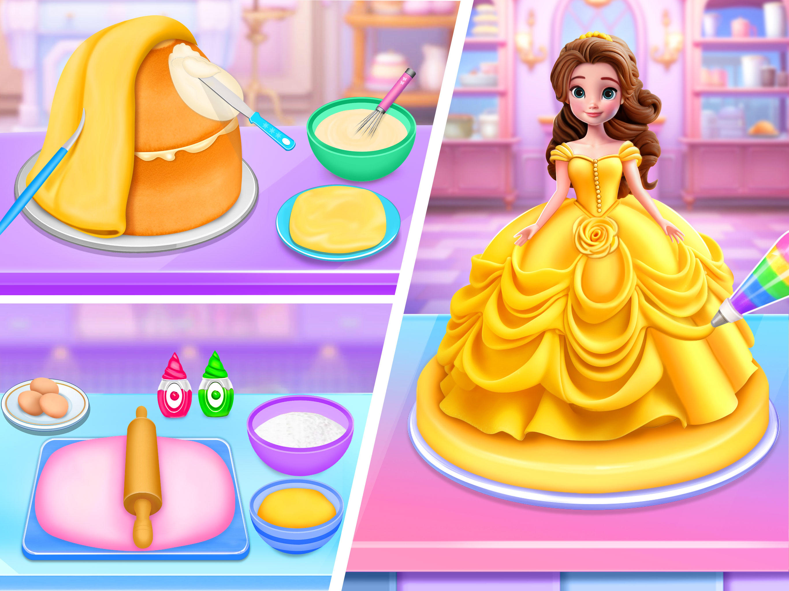 Strawberry Shortcake Bake Shop Princess Cake Games Part 1 - YouTube