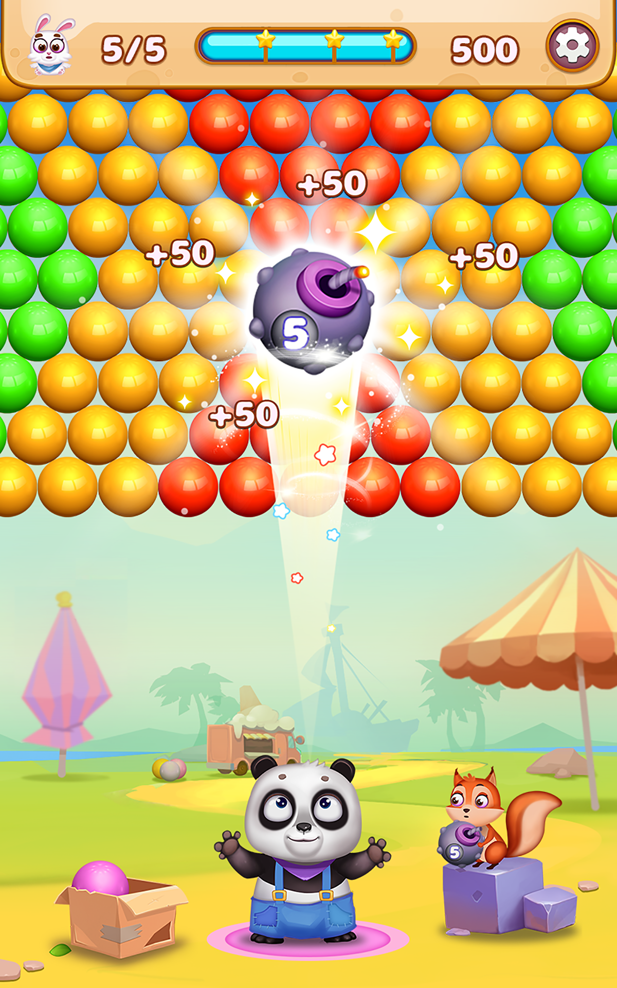 Screenshot 14 of Panda Bubble Shooter Mania 1.28