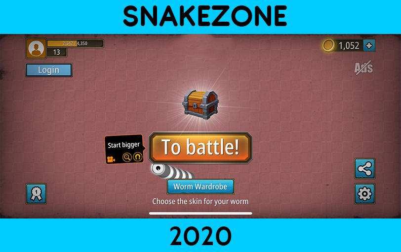 Screenshot of Snake zone : snakezonaworm.io
