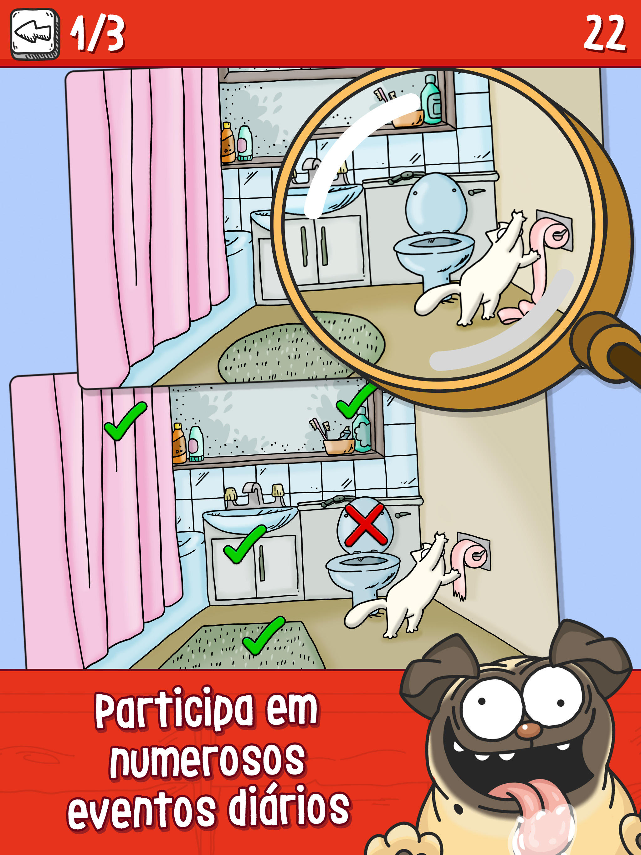 Captura de Tela do Jogo Simon's Cat - Crunch Time