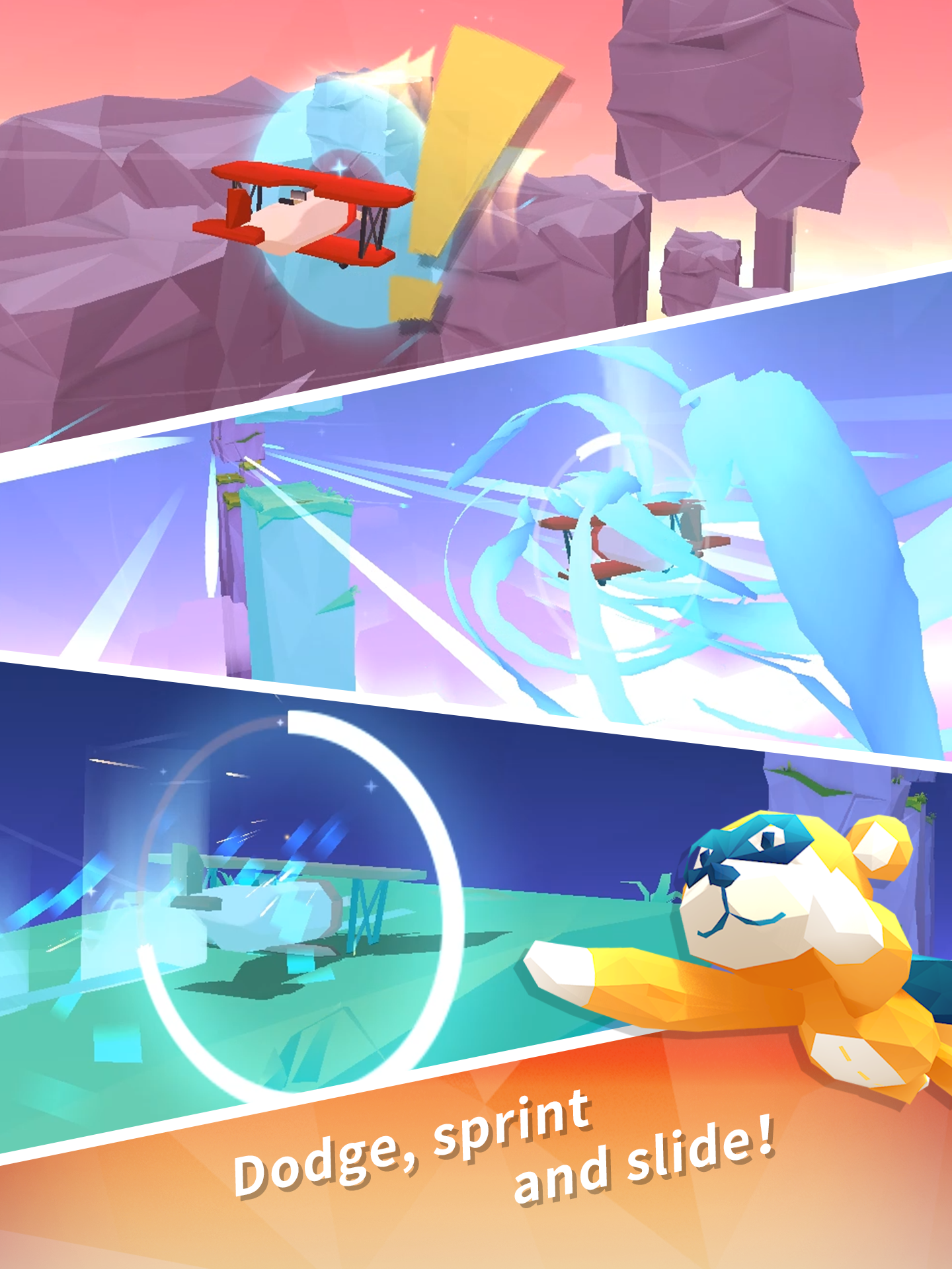 Sky Surfing Game Screenshot