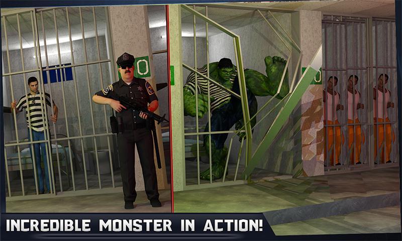 Incredible Monster Hero: Super Prison Action screenshot game
