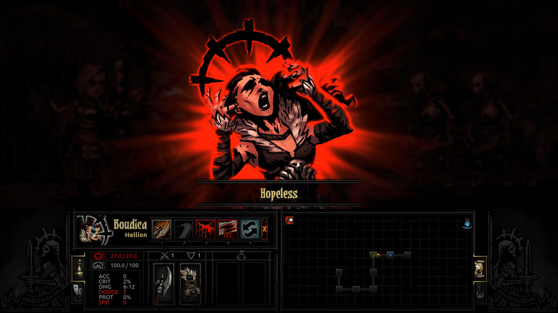 Darkest Dungeon:Tablet Edition Game Screenshot