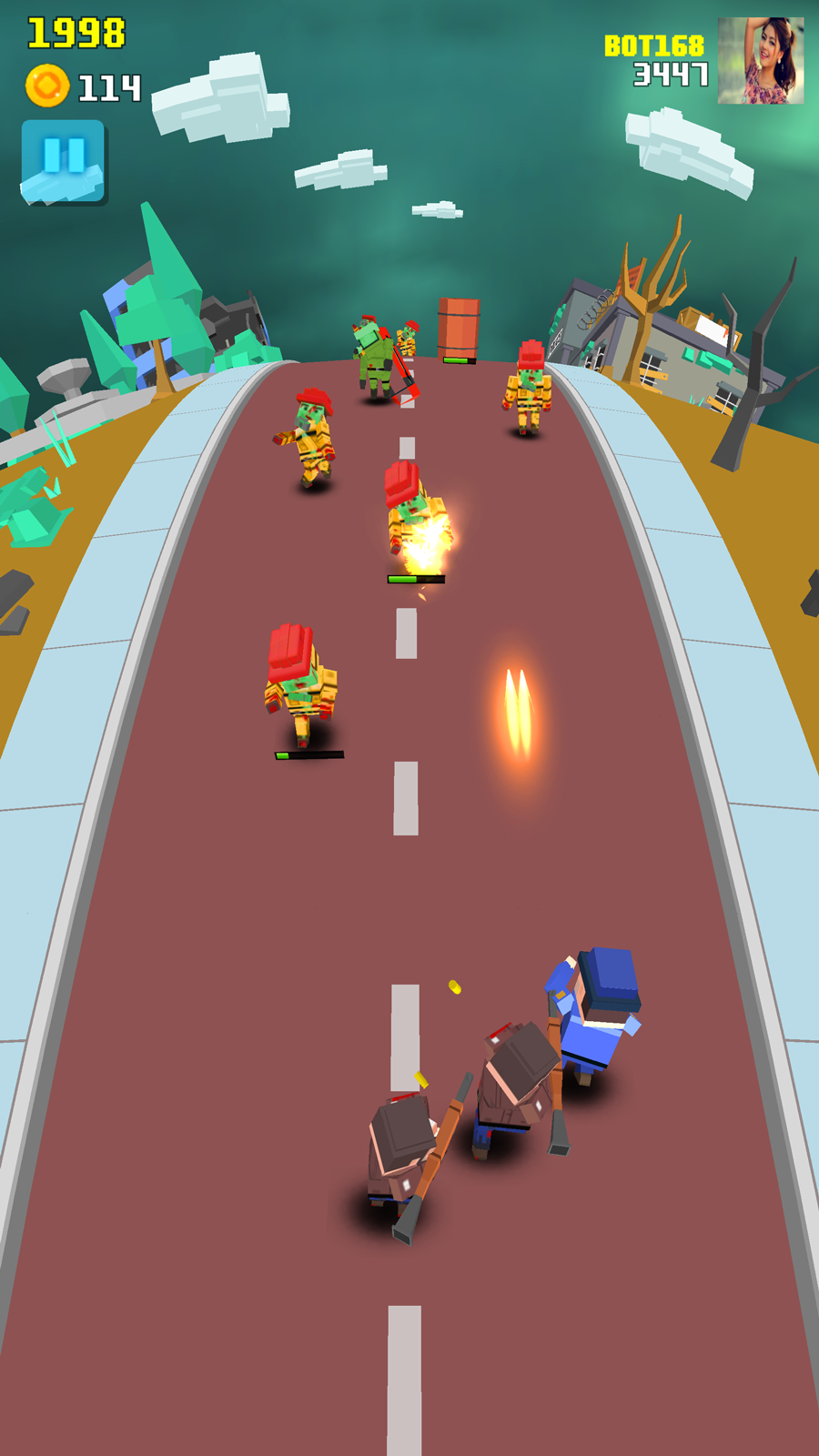 Zombie vs Survivors ภาพหน้าจอเกม