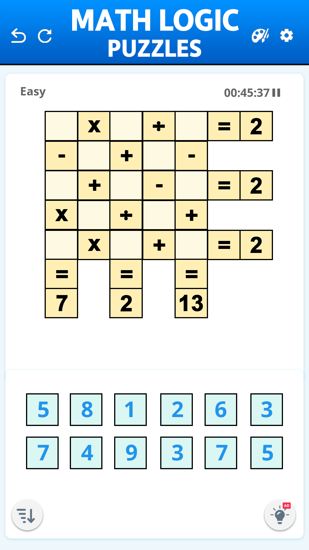 Jogo de Matemática Crossmath versão móvel andróide iOS apk baixar  gratuitamente-TapTap