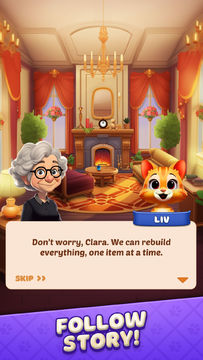 Cat Crunch - Match 3 Games Game Screenshot