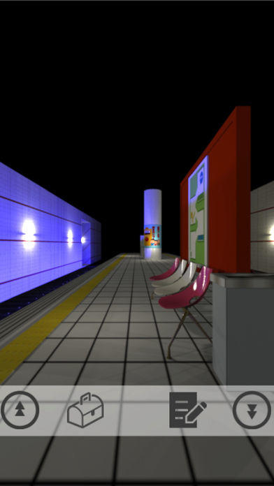 Скриншот игры 脱出ゲーム　見知らぬ駅で降りたら