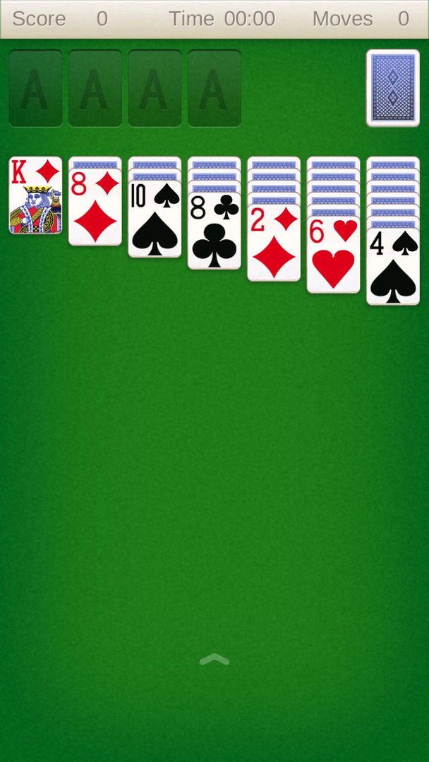 Screenshot of Solitaire card game