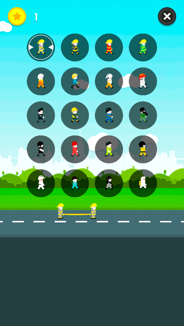 Rescuers Game Screenshot