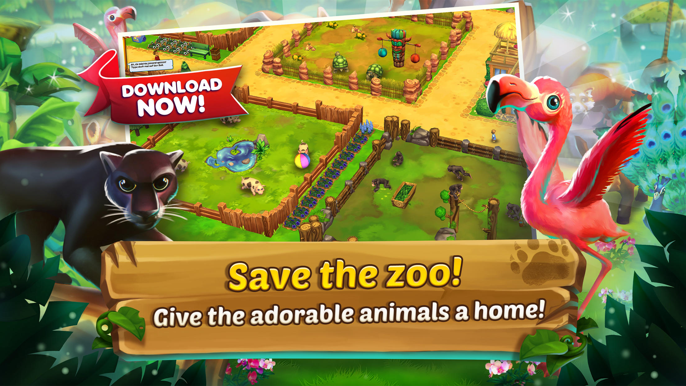Zoo 2: Animal Park Game Screenshot