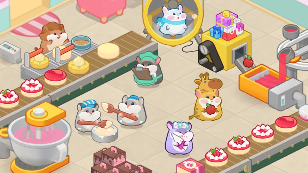 햄스터 타이쿤 : 케이크 공장 키우기 게임 스크린 샷