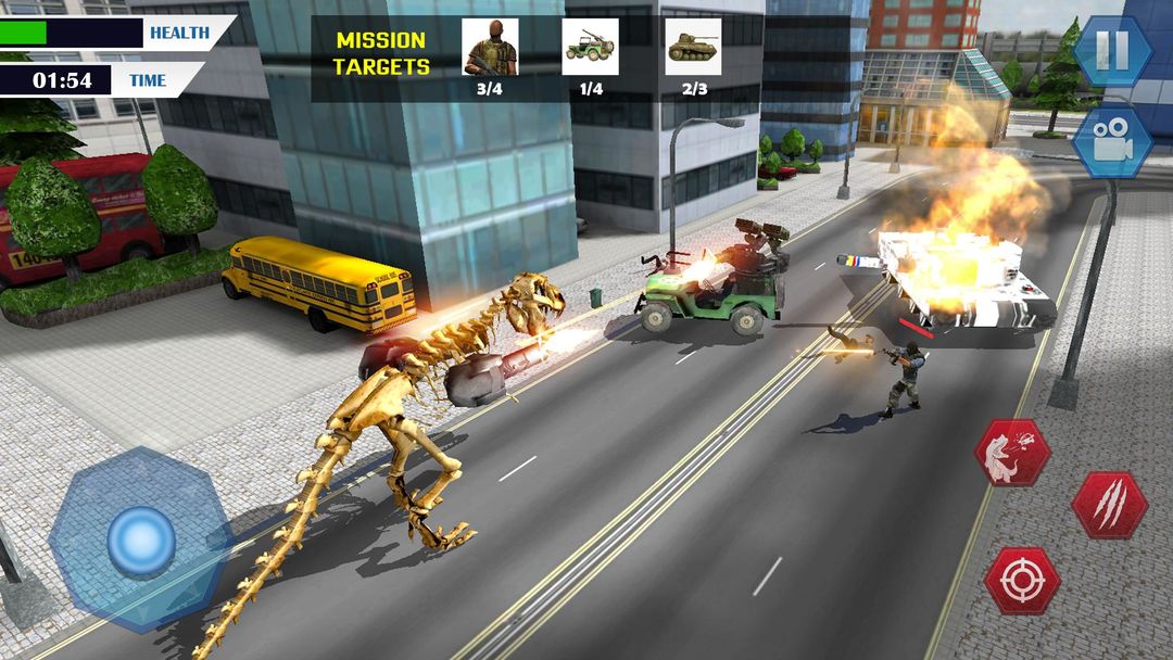 Dino T-Rex Simulator 3D ภาพหน้าจอเกม