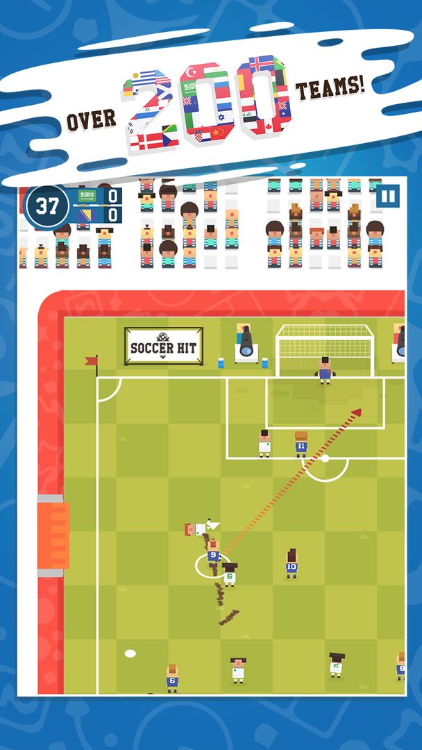 Soccer Hit - International Cup screenshot game