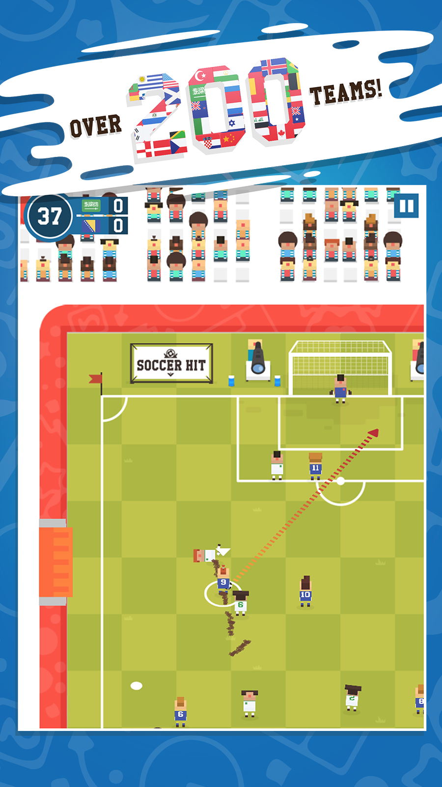 Soccer Hit - International Cup Game Screenshot