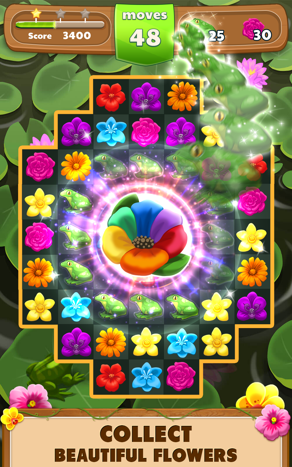 Captura de Tela do Jogo Bloom Blast