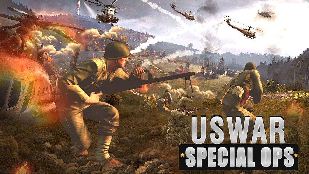 Screenshot 1 of Operasi Khusus Perang AS: Game menembak senjata FPS ww 1.0.6