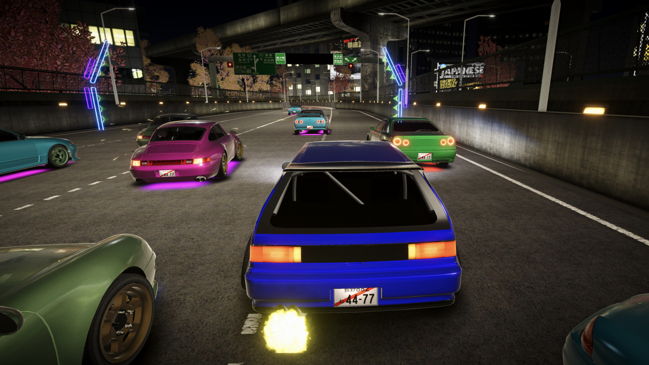 Screenshot of Kanjozokuレーサ Racing Car Games
