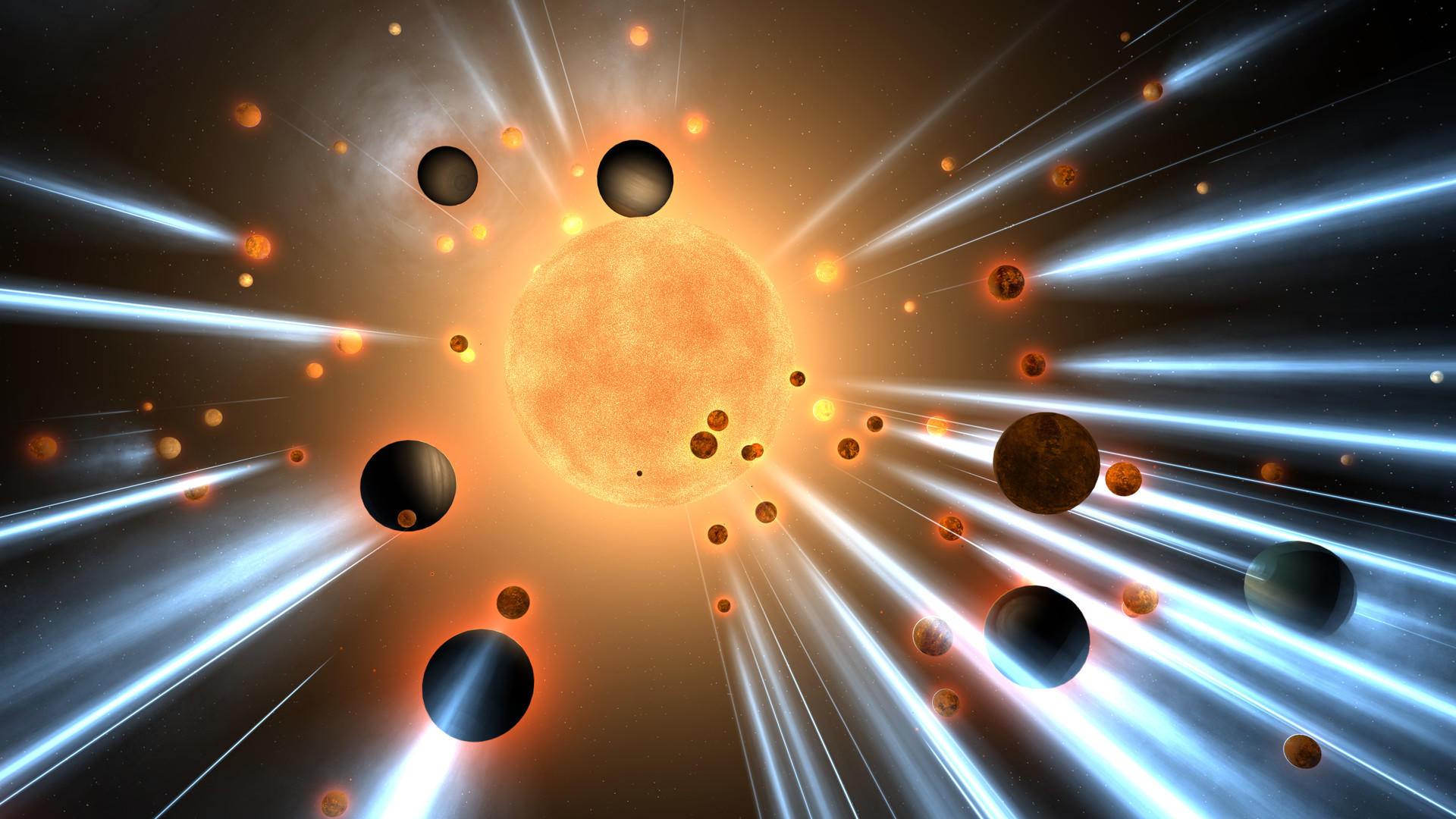 Screenshot of Universe Sandbox