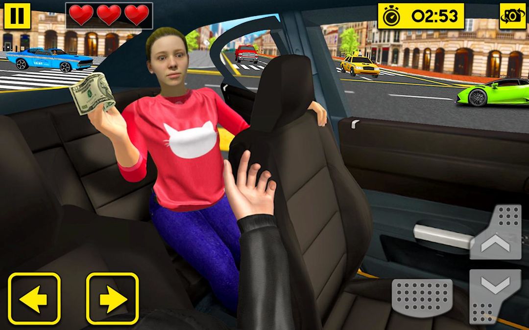 เมืองรถแท็กซี่ขับรถซิม 2020: เกมรถแท็กซี่ฟรีขับรถ ภาพหน้าจอเกม