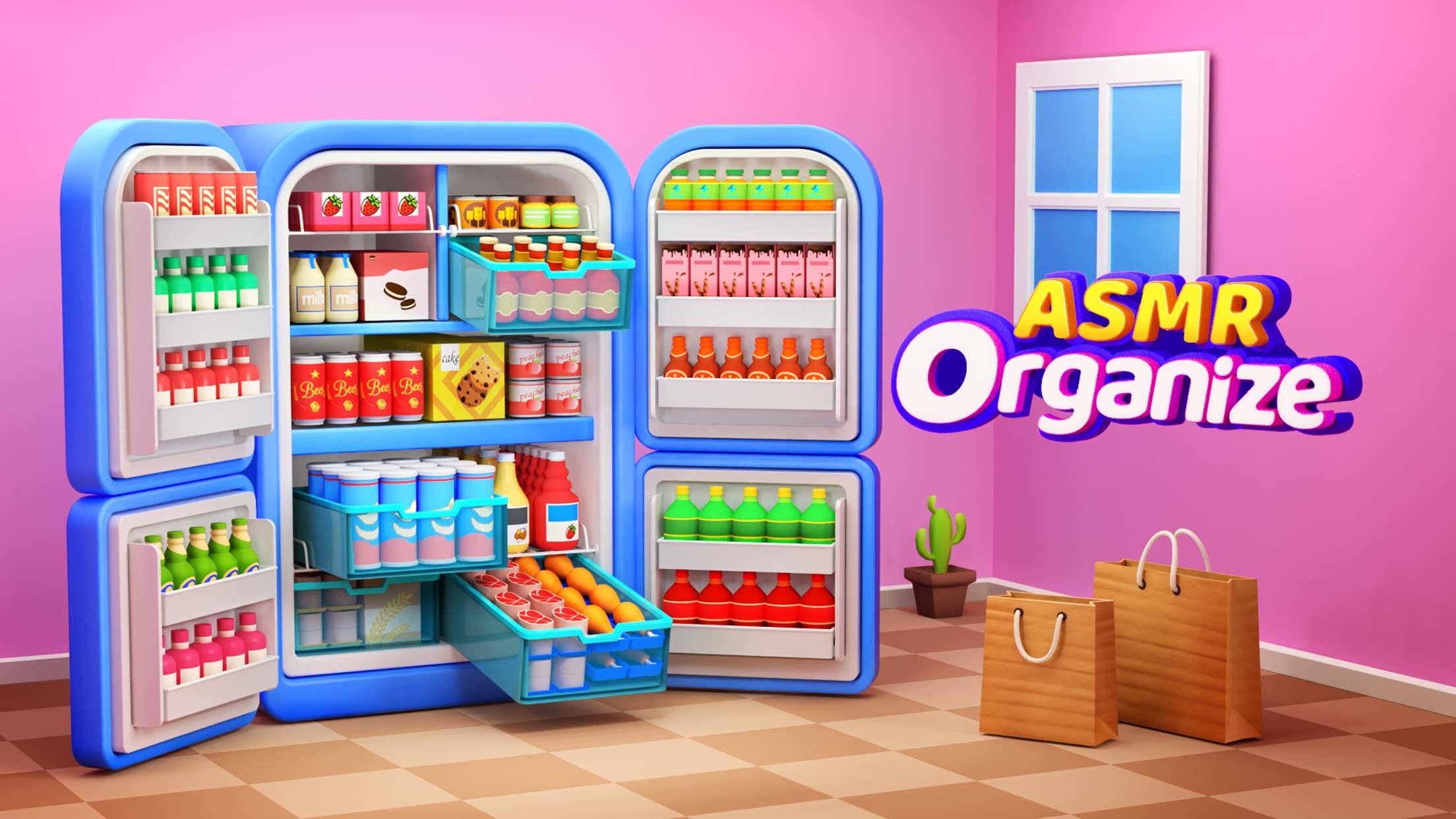 ASMR Organize: Fill the Fridge Game Screenshot
