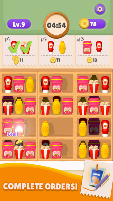 Captura de Tela do Jogo Sort Merge: Home Puzzles 3D