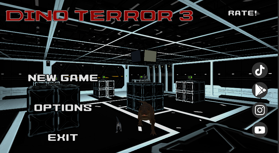 Screenshot 1 of Dino Terror 3- Jurassic Escape 3