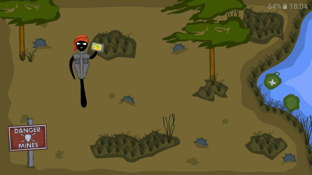Stickman bunker Game Screenshot