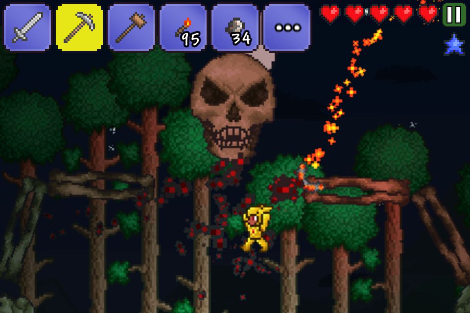 Terraria. ภาพหน้าจอเกม