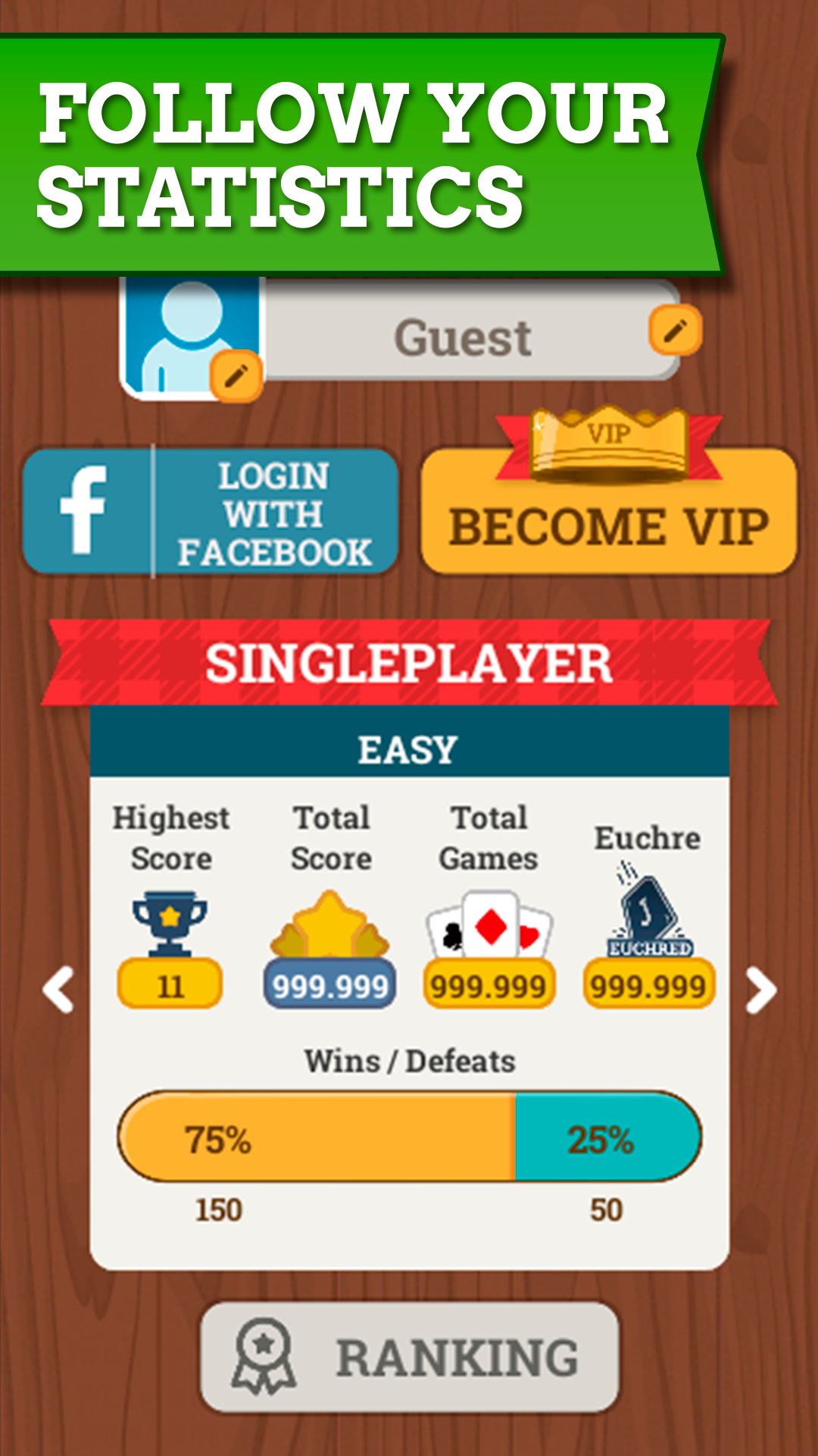 Euchre Jogatina Cards Online Game Screenshot