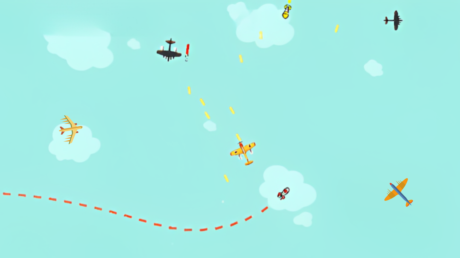 Jet Escape Missile Fire Game Screenshot