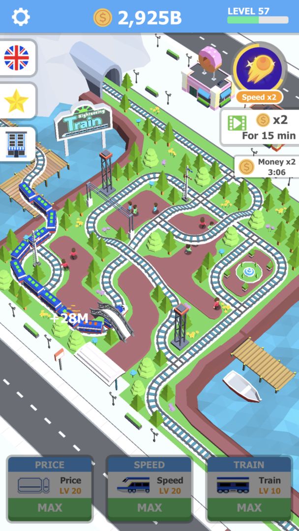 Idle Kereta Tamasya -Permainan Transportasi Kereta screenshot game