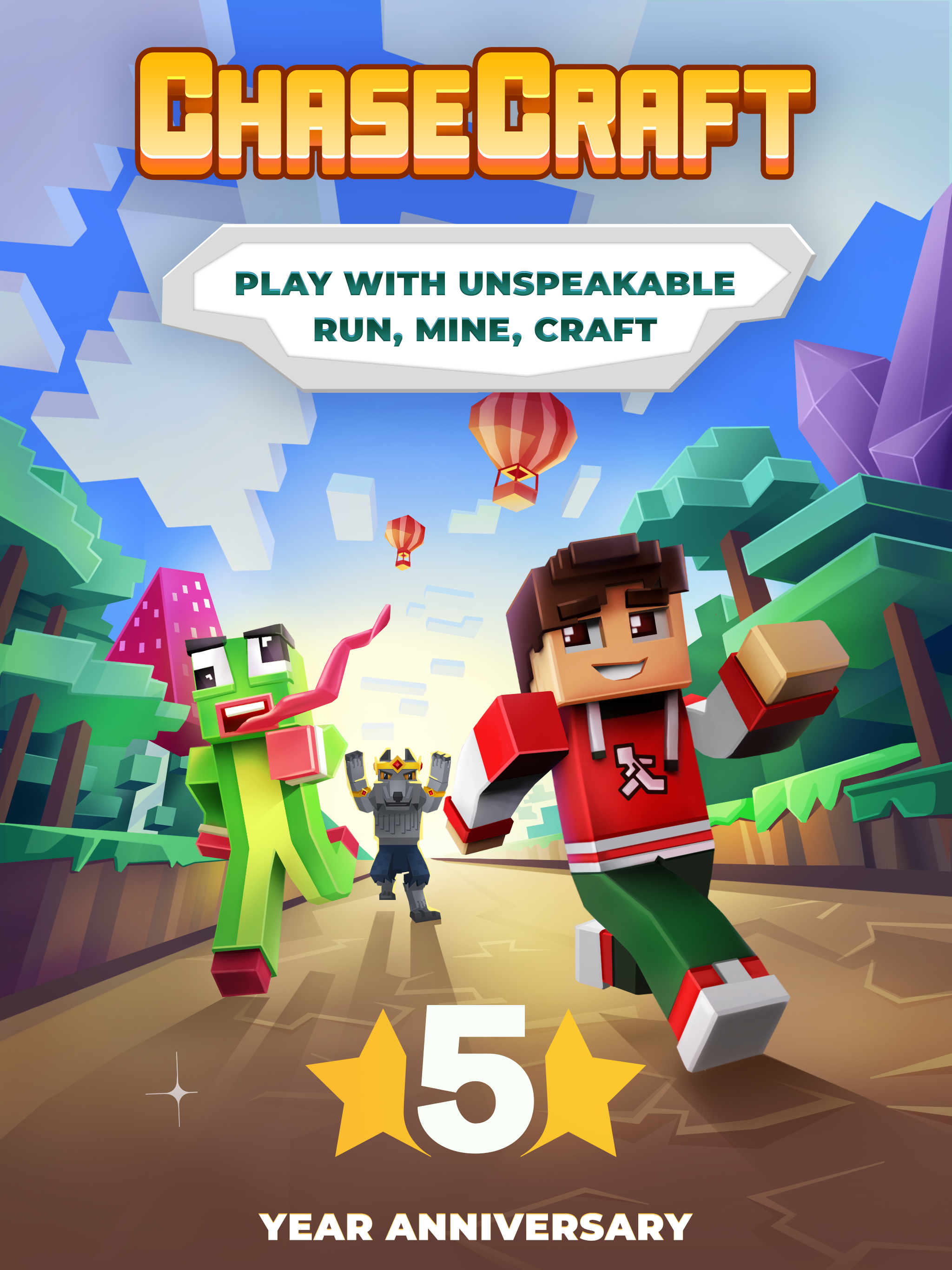 Screenshot of Chasecraft – Epic Running Game