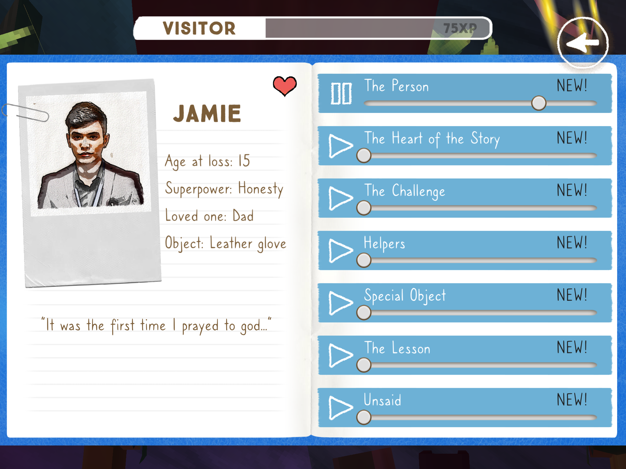 Apart of Me Game Screenshot