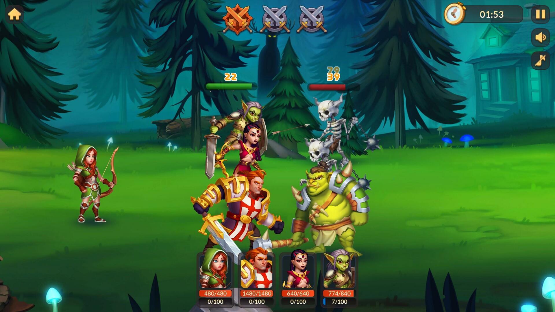 Screenshot of Heroes of the Citadel