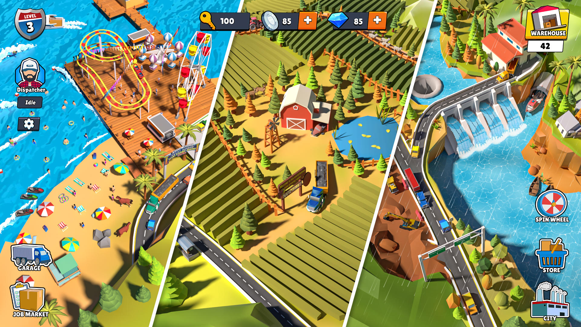 Truckrise: US Truck Empire Game Screenshot