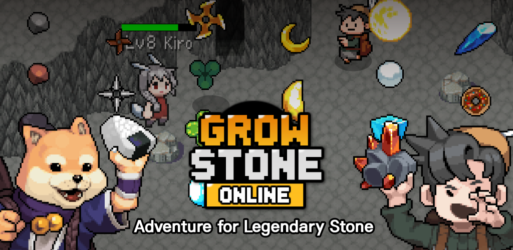 Screenshot of the video of GrowStone Online: pixel MMORPG