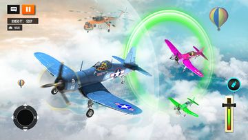 Captura de Tela do Jogo City Airplane Racing 3d Game