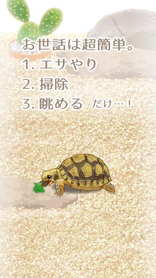 Screenshot of 癒しのカメ育成ゲーム
