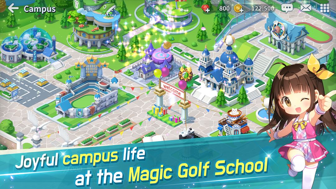 Birdie Crush: Fantasy Golf screenshot game