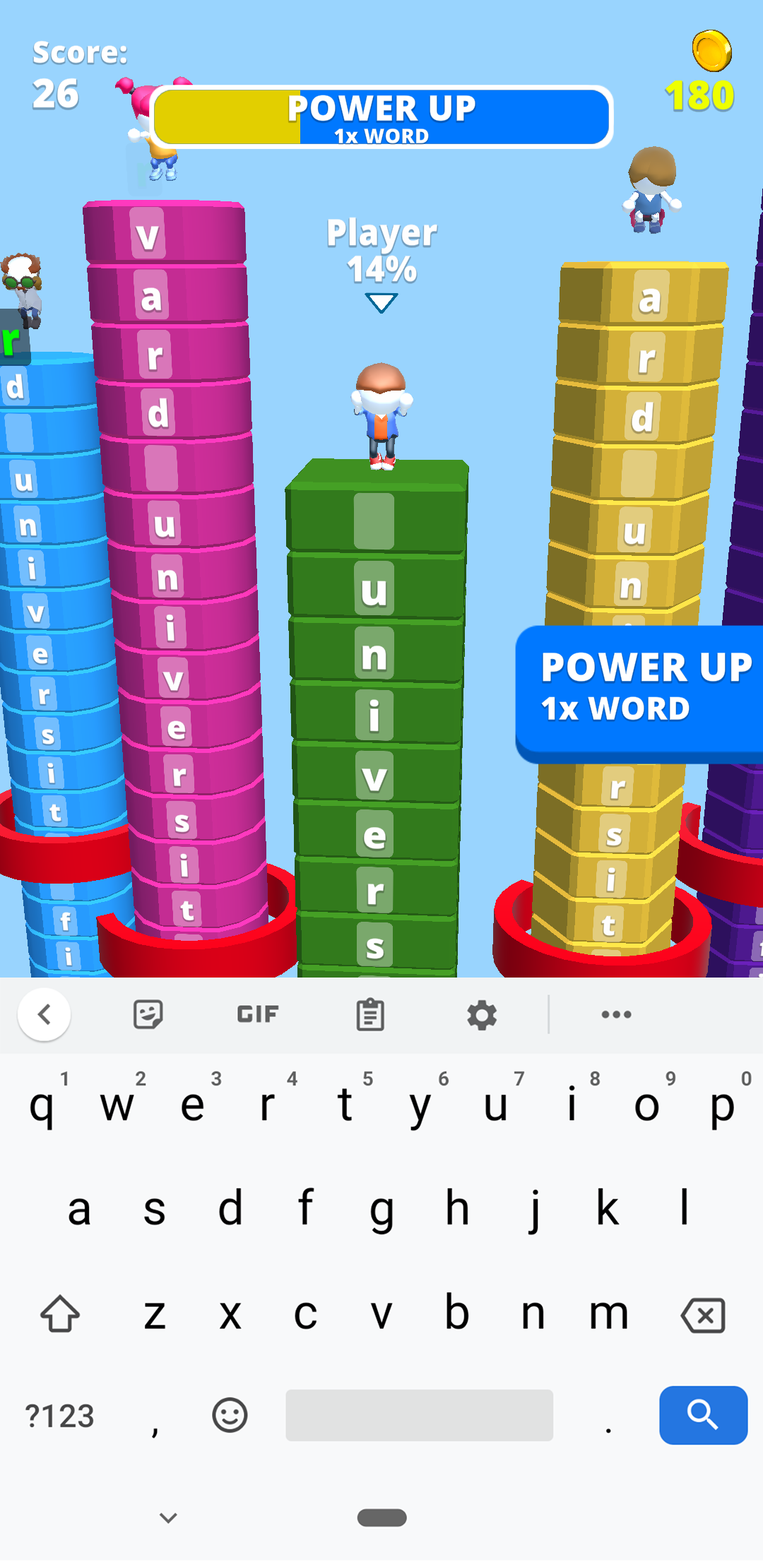 Cuplikan Layar Game Tower Type