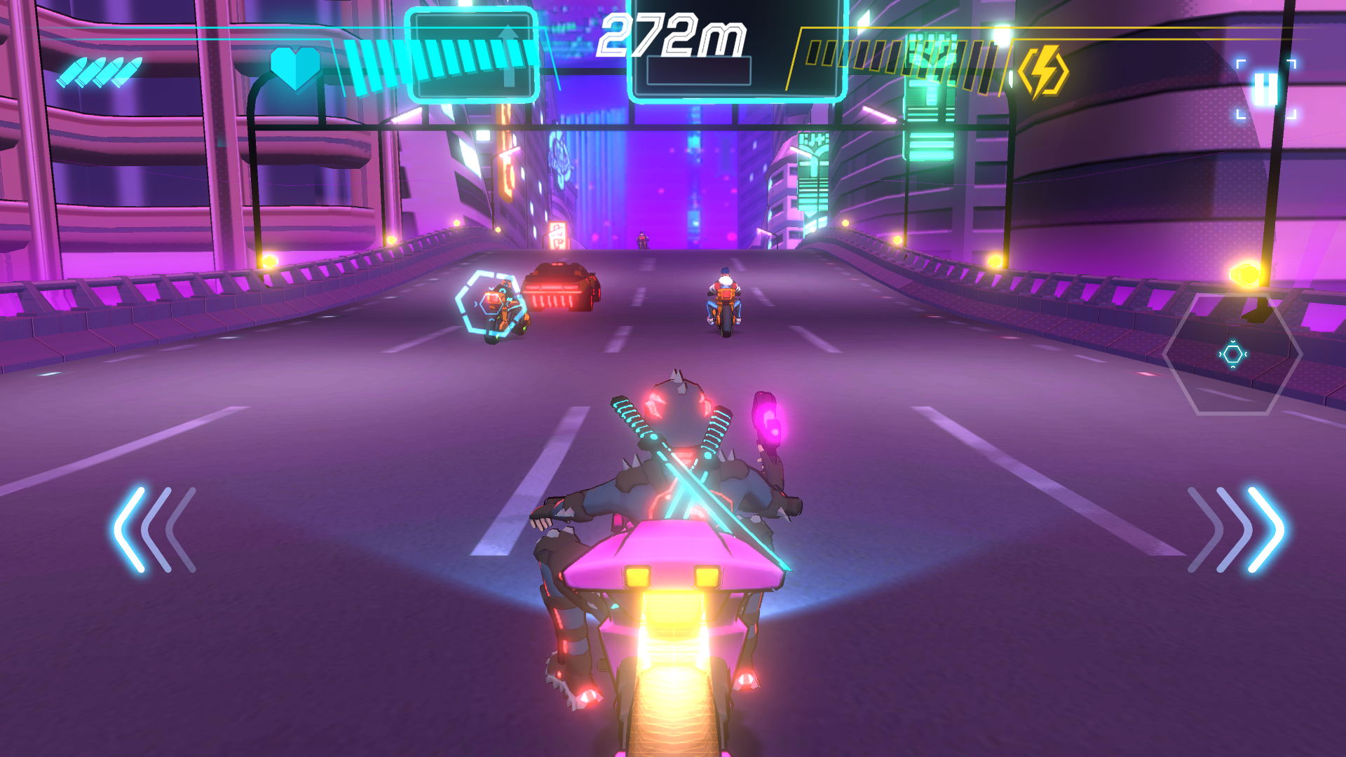 Screenshot of Neon Riders