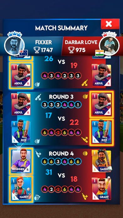 Stick Cricket Clash Game Screenshot