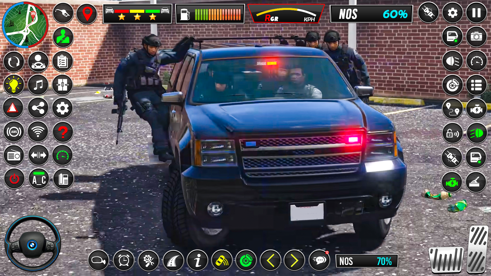 Cuplikan Layar Game US Police Parking: Police Game