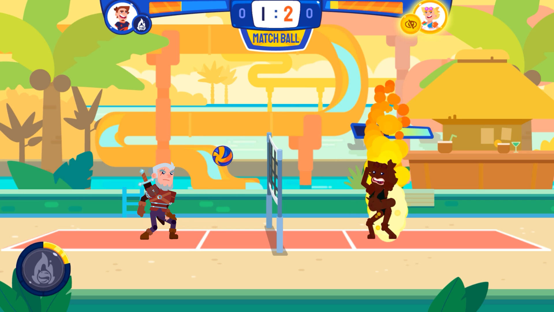 Скриншот игры Volleyball Challenge