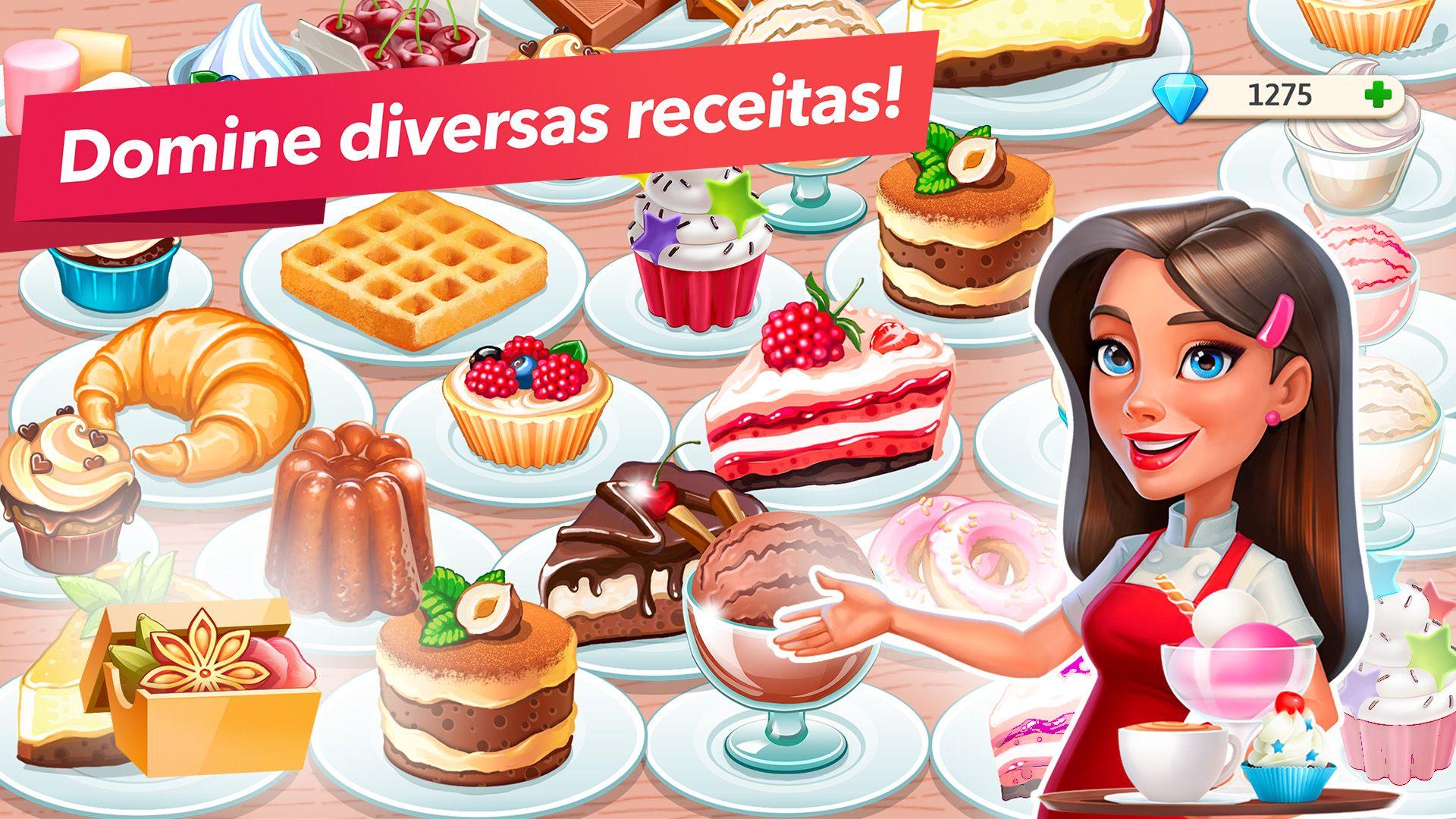 Captura de Tela do Jogo Minha Cafeteria - Restaurante