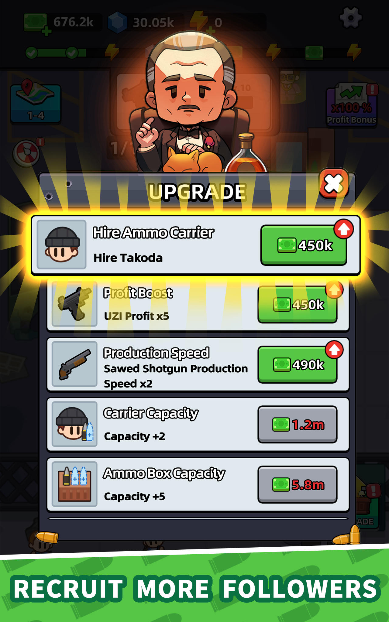 Mafia Shop Tycoon: idle game Game Screenshot