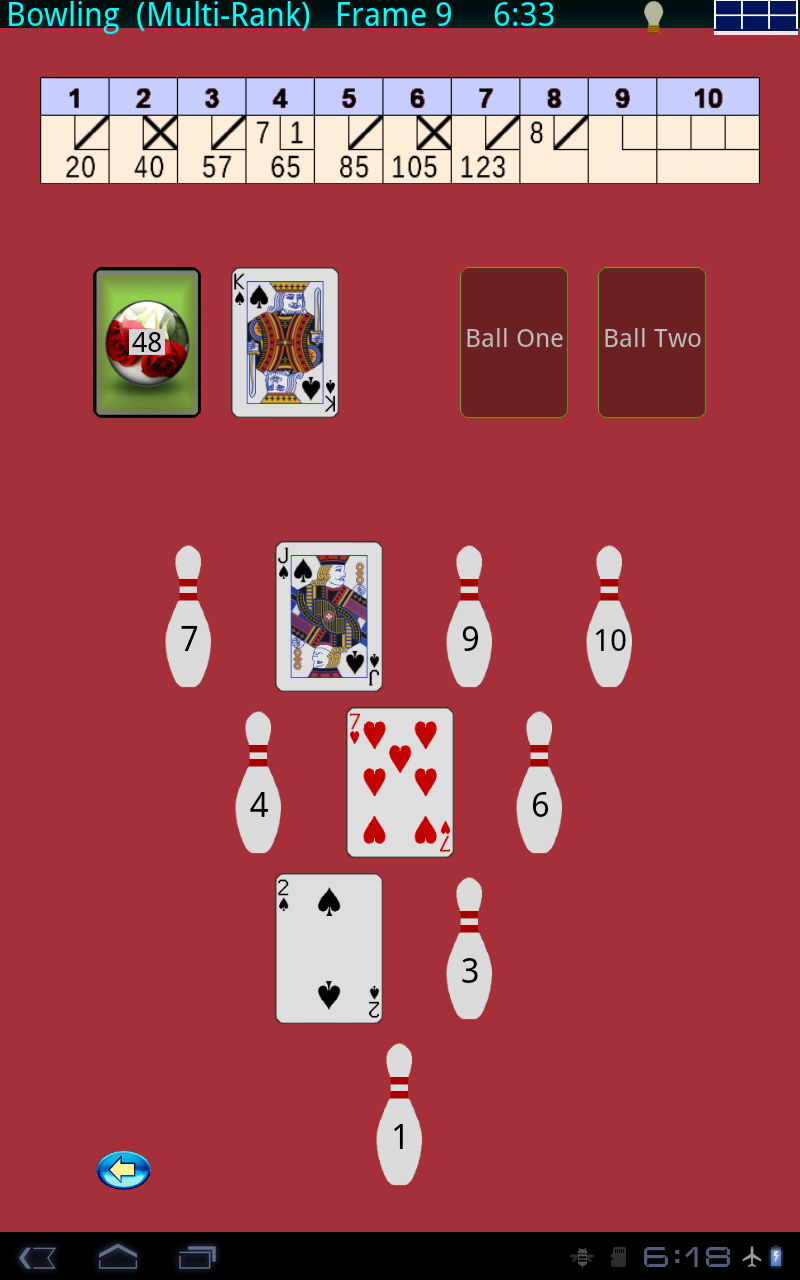 Stellar Solitaire Game Screenshot