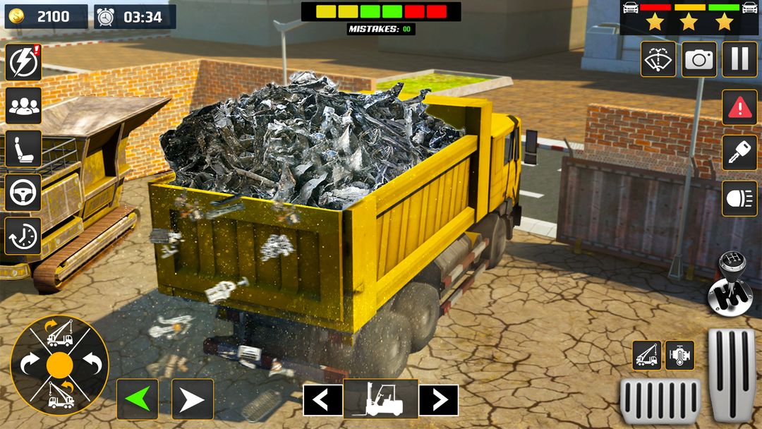 Screenshot of Car Crusher Excavator Games 3d