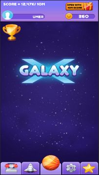X-Galaxy ゲームのスクリーンショット